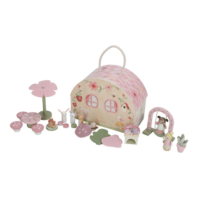 Casa de muñecas portable Fairy Garden FSC Little Dutch