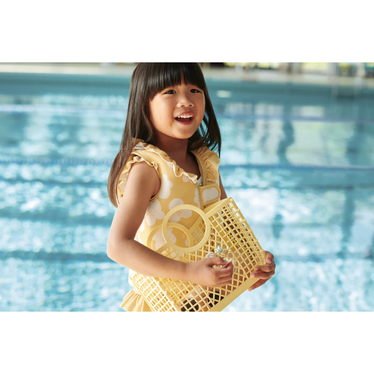 Chaleco flotador infantil Dove Flower lemon Liewood