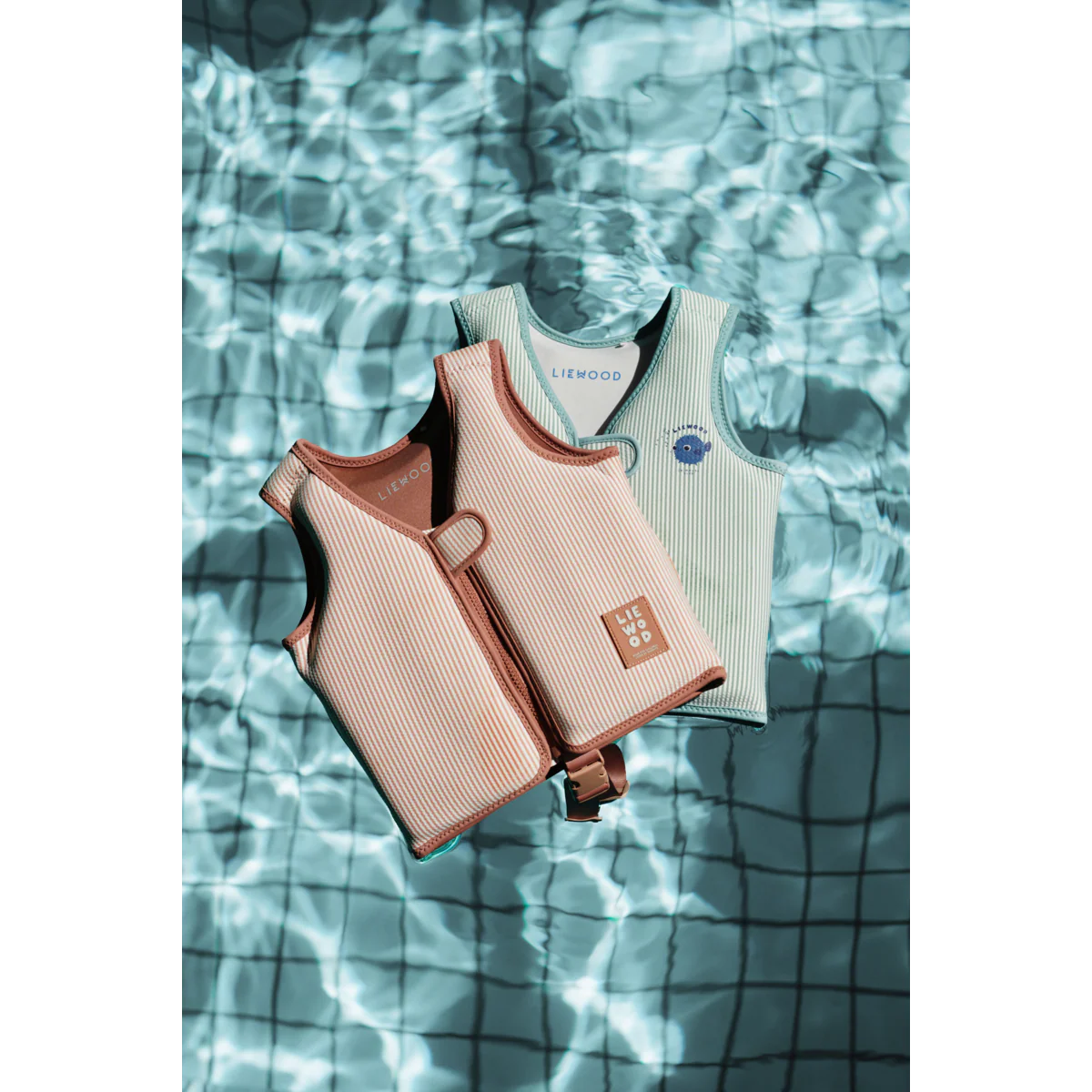 Chaleco flotador infantil Seersucker Dove Tuscany Liewood
