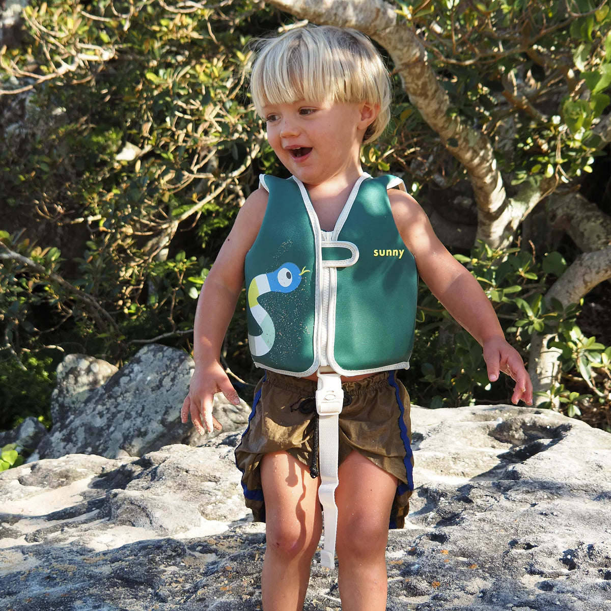 Chaleco flotador infantil Sunnylife Into the Jungle