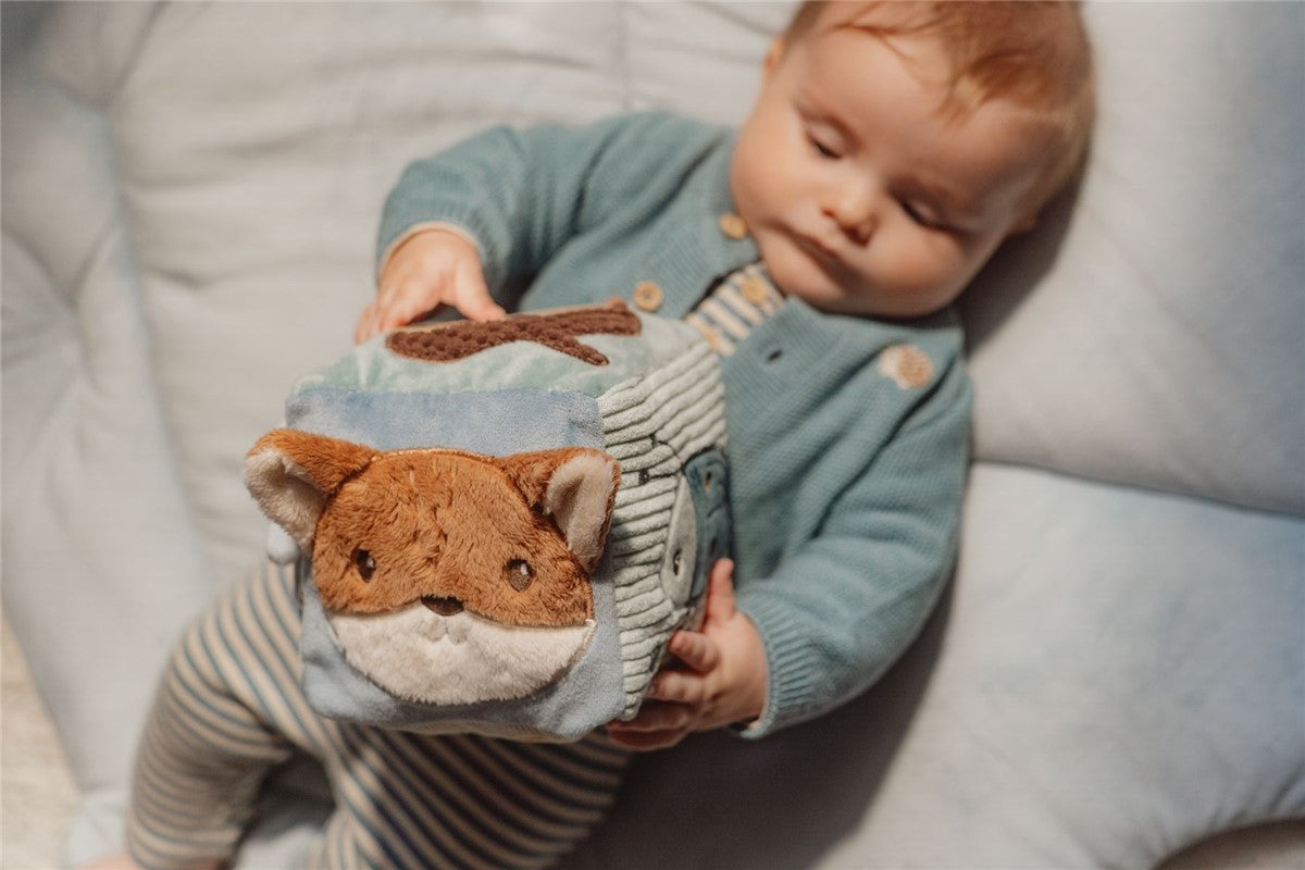 Cubo blandito de actividades Forest Friends de Little Dutch