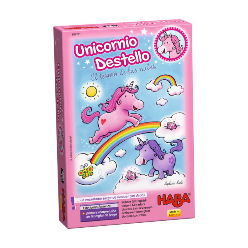 Unicornio destello El tesoro de las nubes - HABA