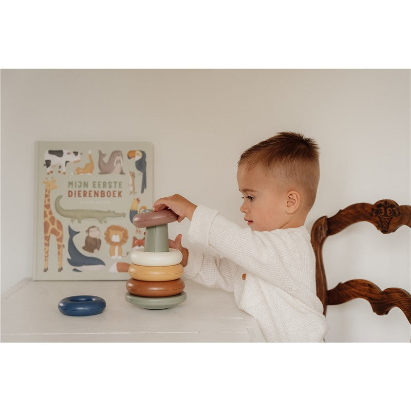 Pirámide anillos encajables vintage Little Dutch