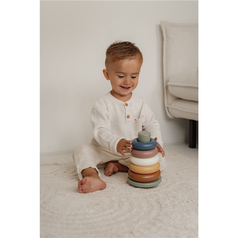 Pirámide anillos encajables vintage Little Dutch