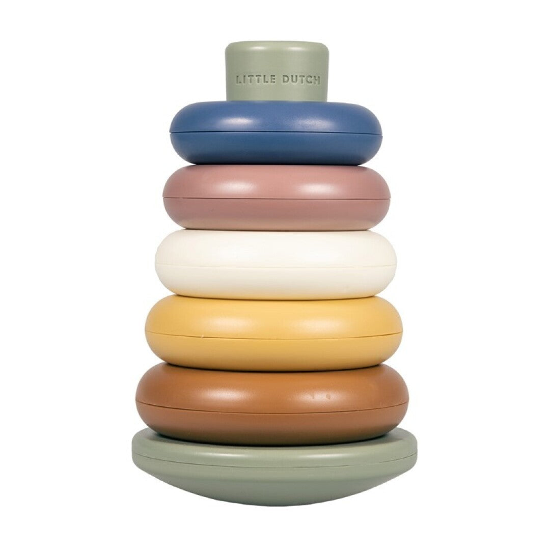 Pirámide anillos encajables vintage Little Dutch