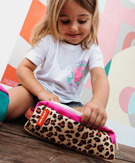 Estuche escolar Leopard Hello Hossy