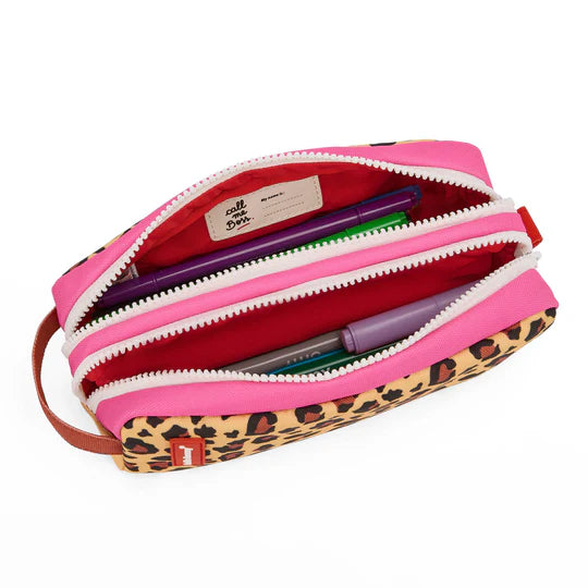 Estuche escolar Leopard Hello Hossy