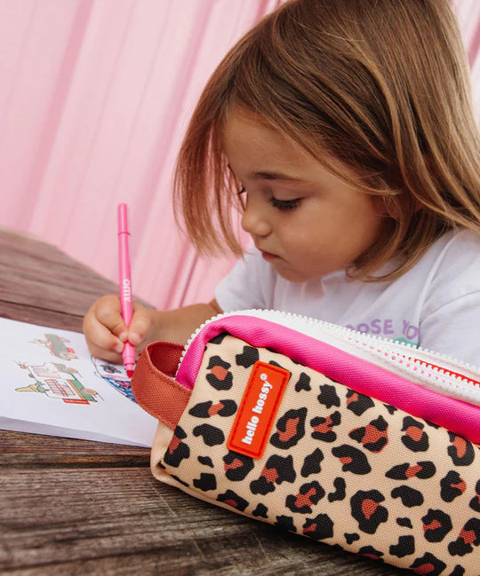 Estuche escolar Leopard Hello Hossy