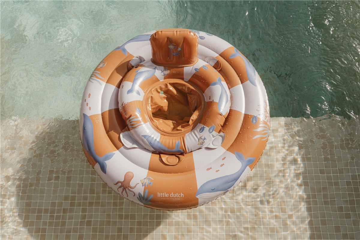 Flotador con asiento bebé Océano Little Dutch