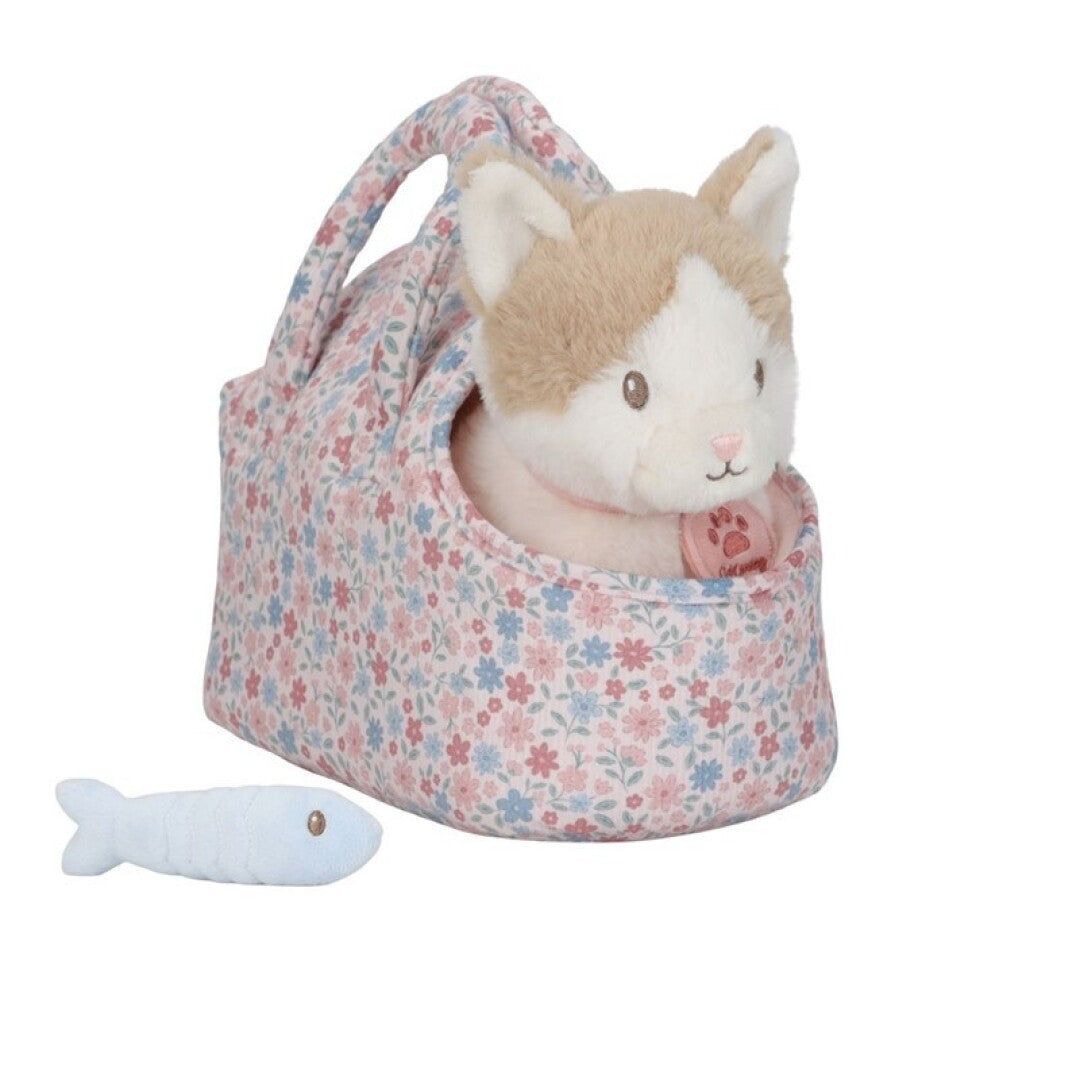 Gatito de peluche Marley con bolsa Little Dutch