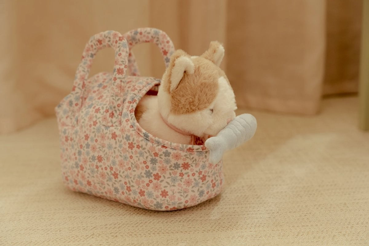 Gatito de peluche Marley con bolsa Little Dutch