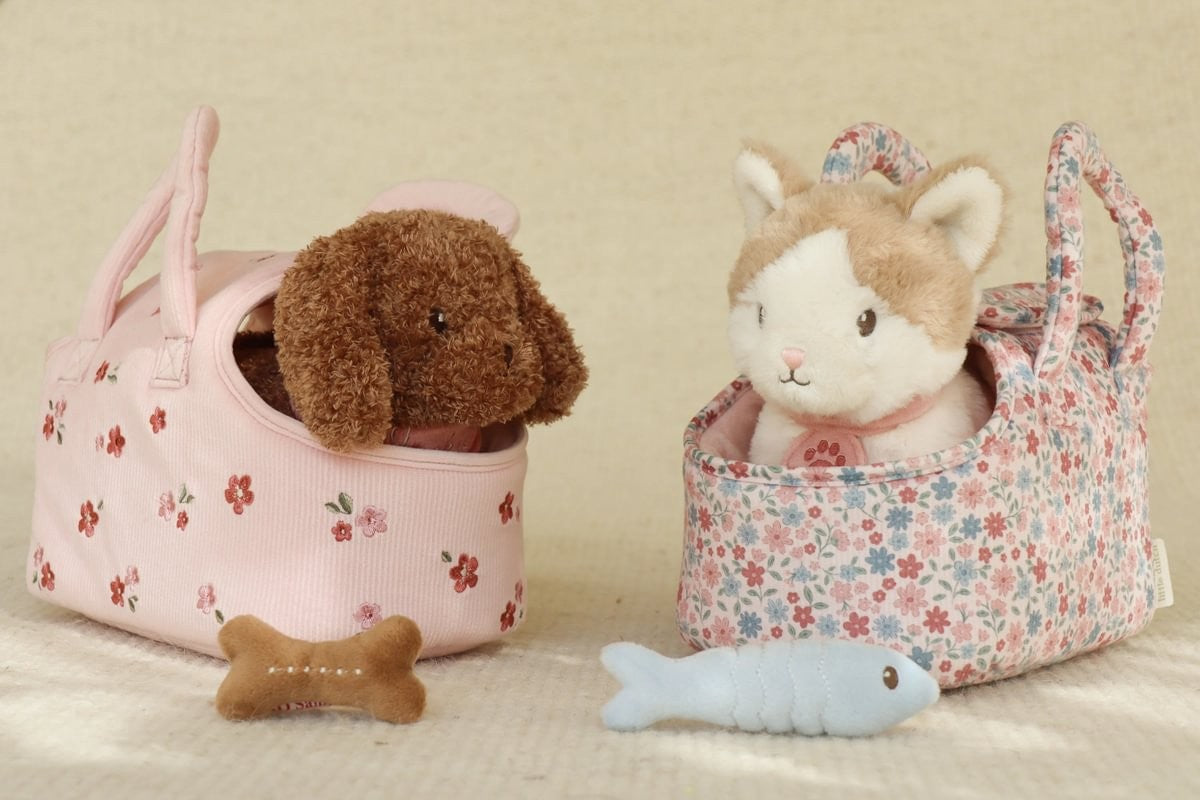 Gatito de peluche Marley con bolsa Little Dutch