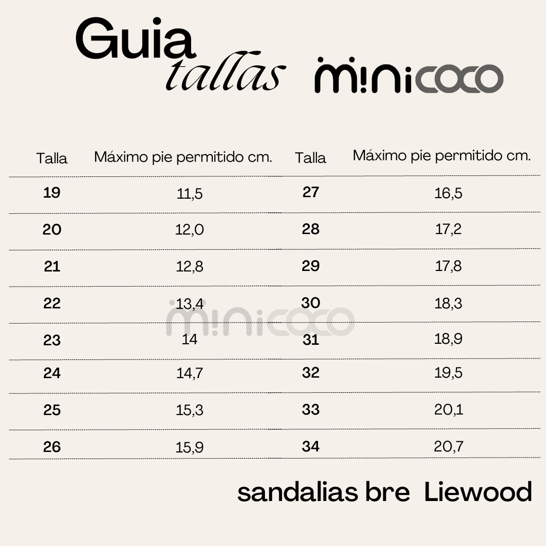Sandalias Cangrejeras infantil Bre Mostaza de Liewood