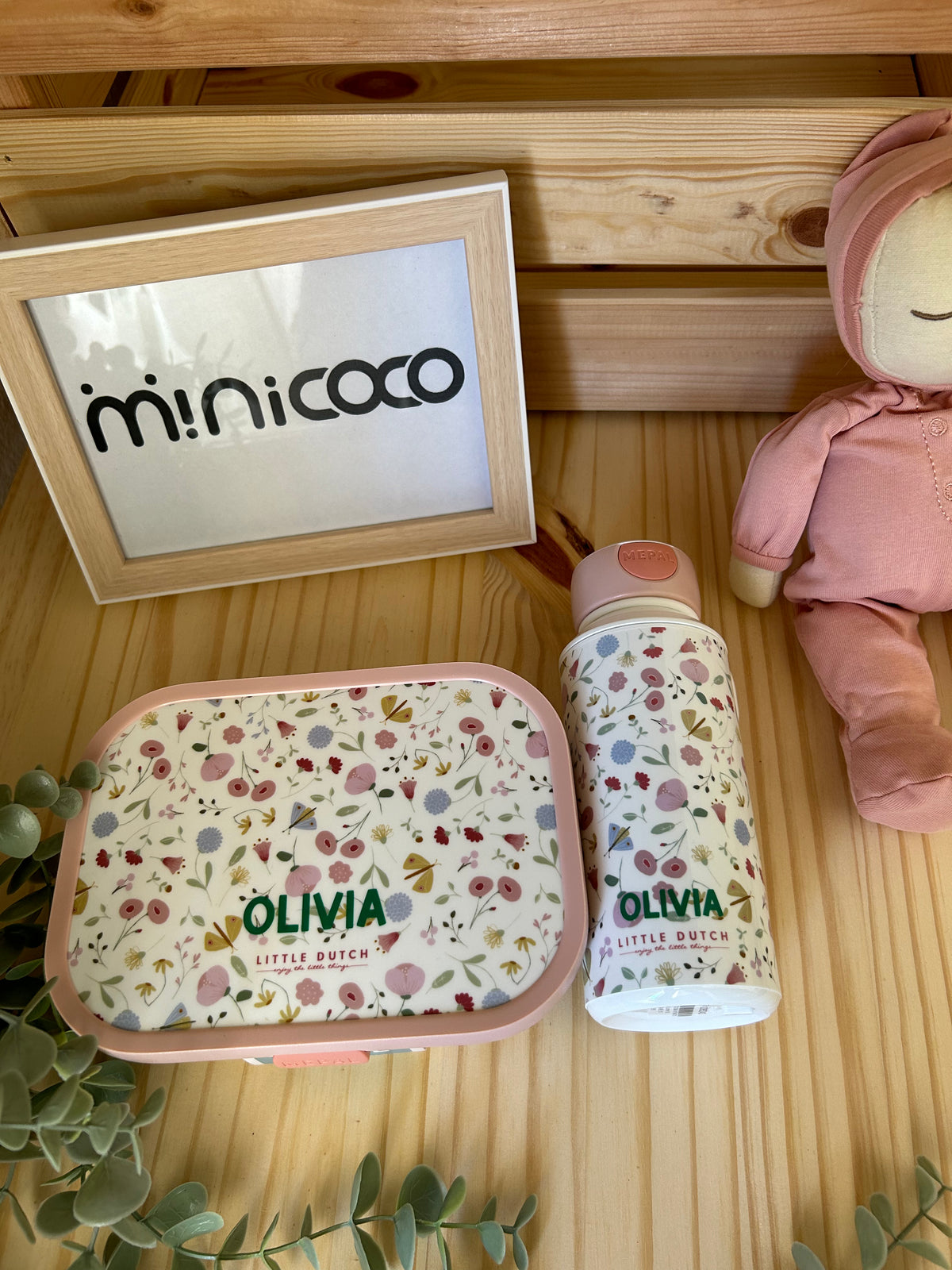 Pack Fiambrera y Botella Midi Campus Fairy Wonder Little Dutch