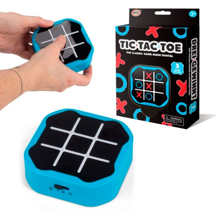 Juego 3 en raya digital Tic Tac Toe Azul