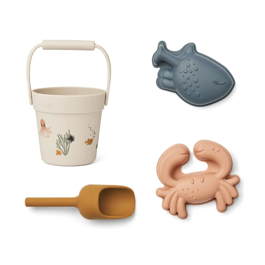 Mini set de playa Sea creature de Liewood
