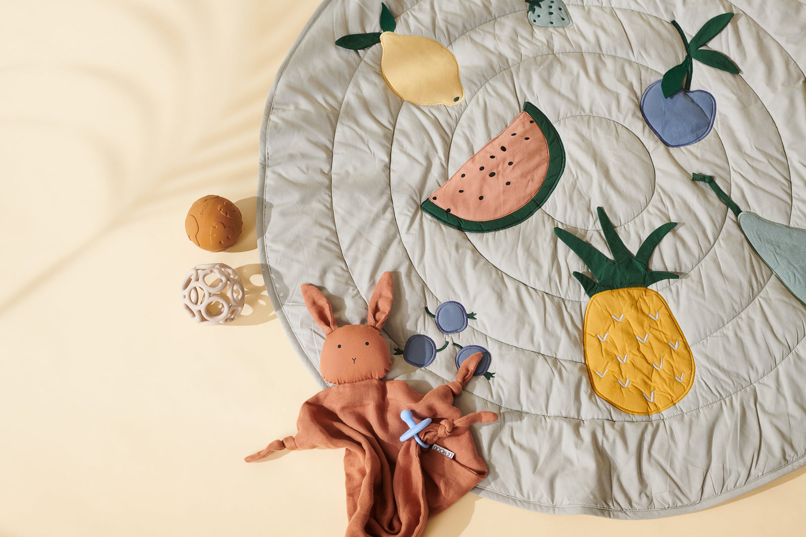 Set de 2 pelotas sensoriales Thea / azul Dino Liewood