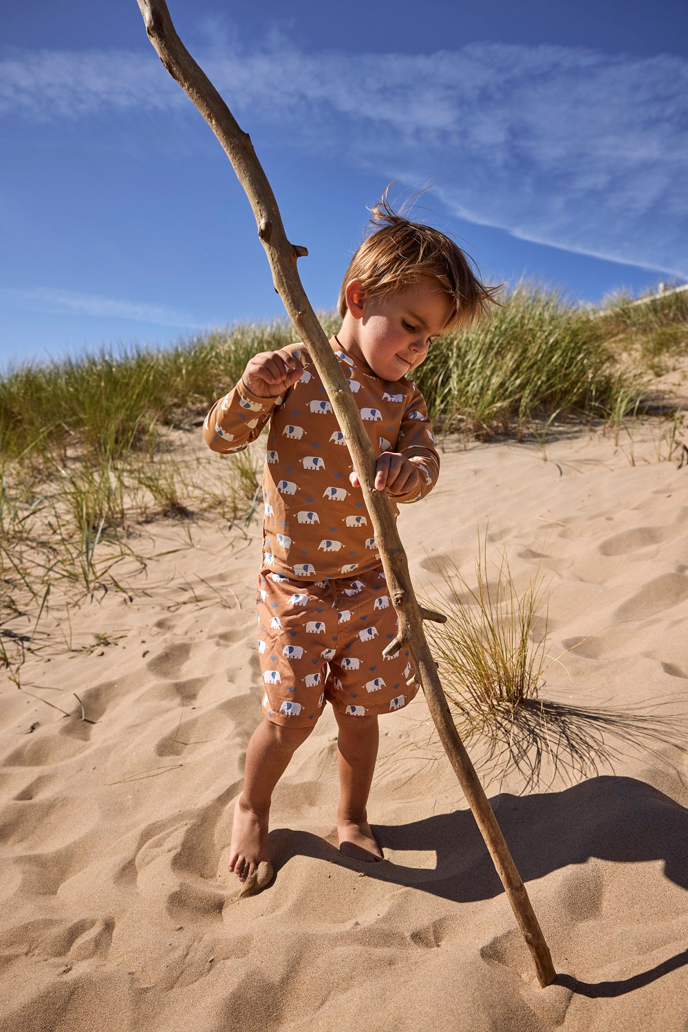 Camiseta protección solar Elefantes Fresk