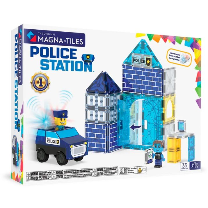 Magna-Tiles Police station 35 piezas