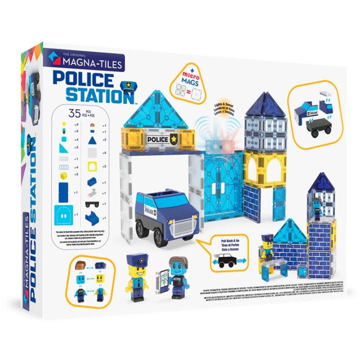 Magna-Tiles Police station 35 piezas