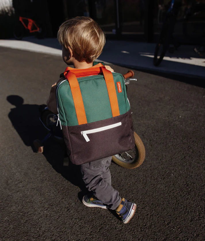 Mochila primaria Mini Dark Green Hello Hossy