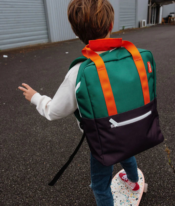 Mochila primaria Mini Dark Green Hello Hossy