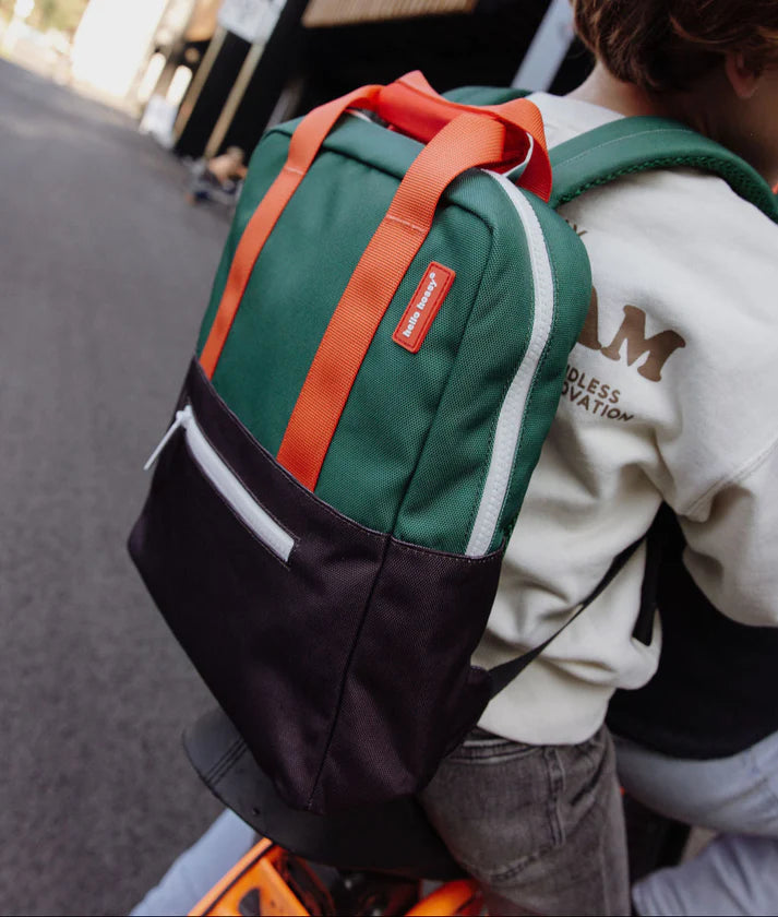 Mochila Infantil Mini Dark Green Hello Hossy