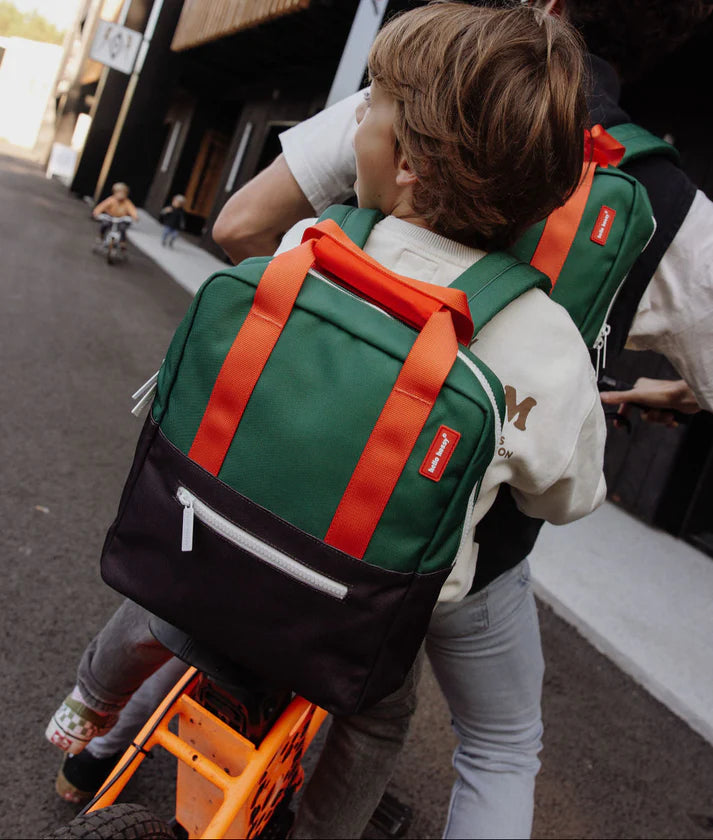Mochila primaria Mini Dark Green Hello Hossy
