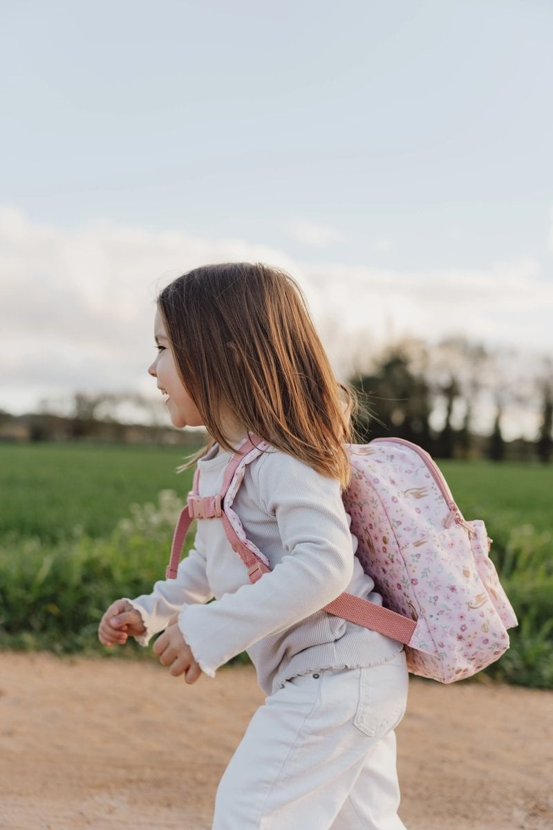 Mochila infantil Fairy Garden rosa Little Dutch