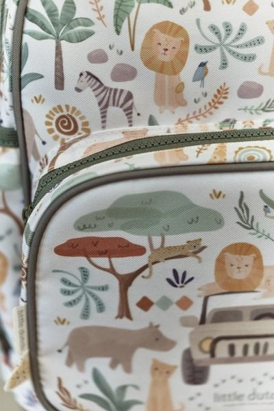 Mochila infantil Grande Safari Friends de Little Dutch