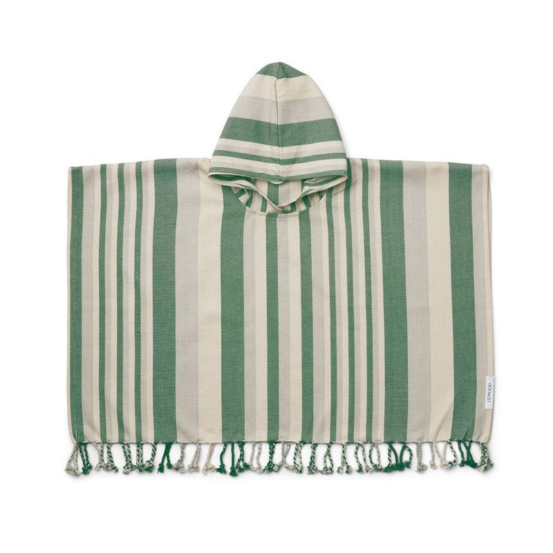 Poncho de playa Roomie Green /Sandy Liewood