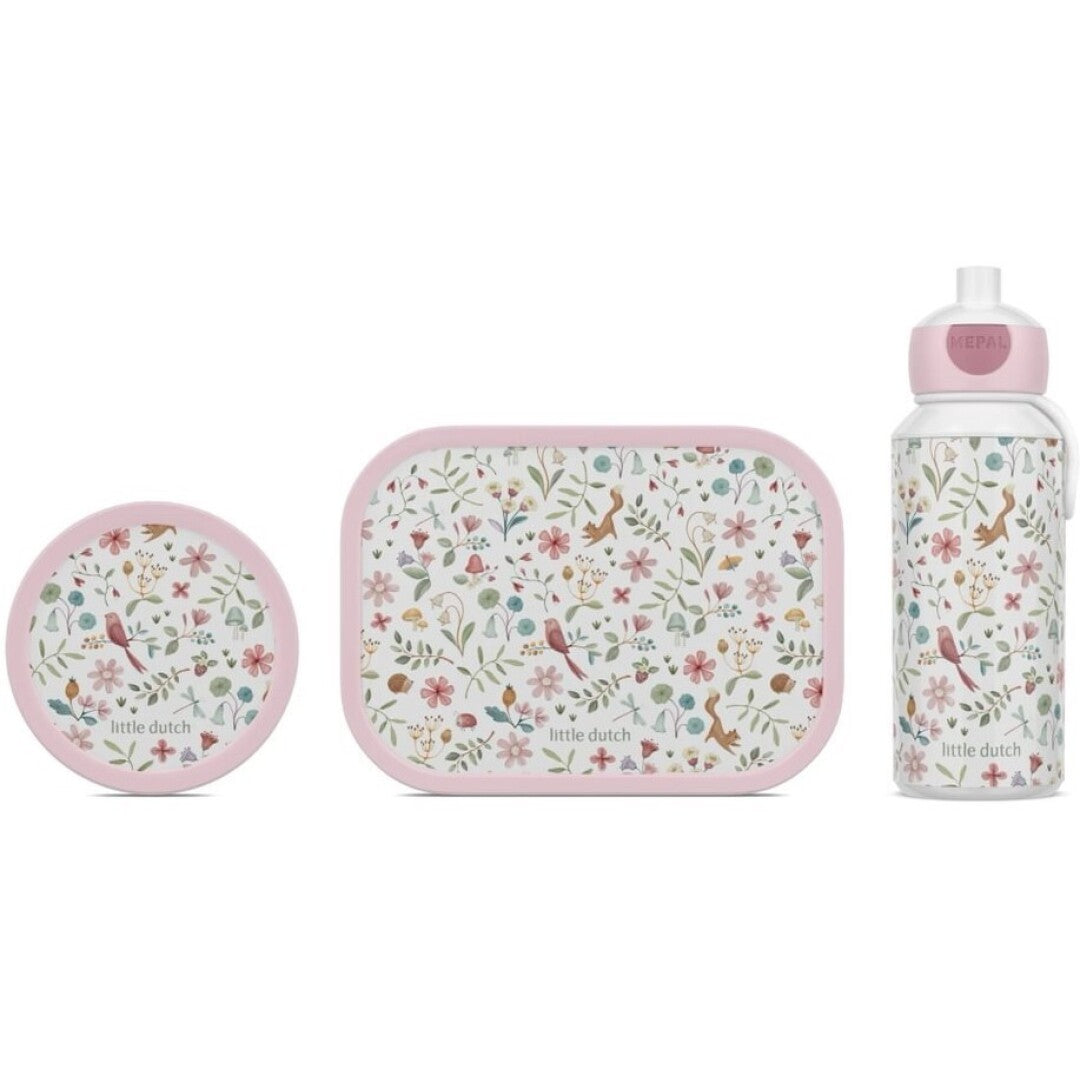 Pack 2 Fiambreras y Botella Fairy Wonders Little Dutch