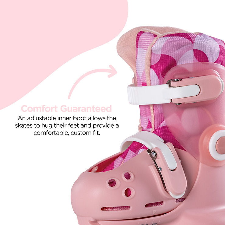 Patines Twista Rosa Evolutivos Yvolution