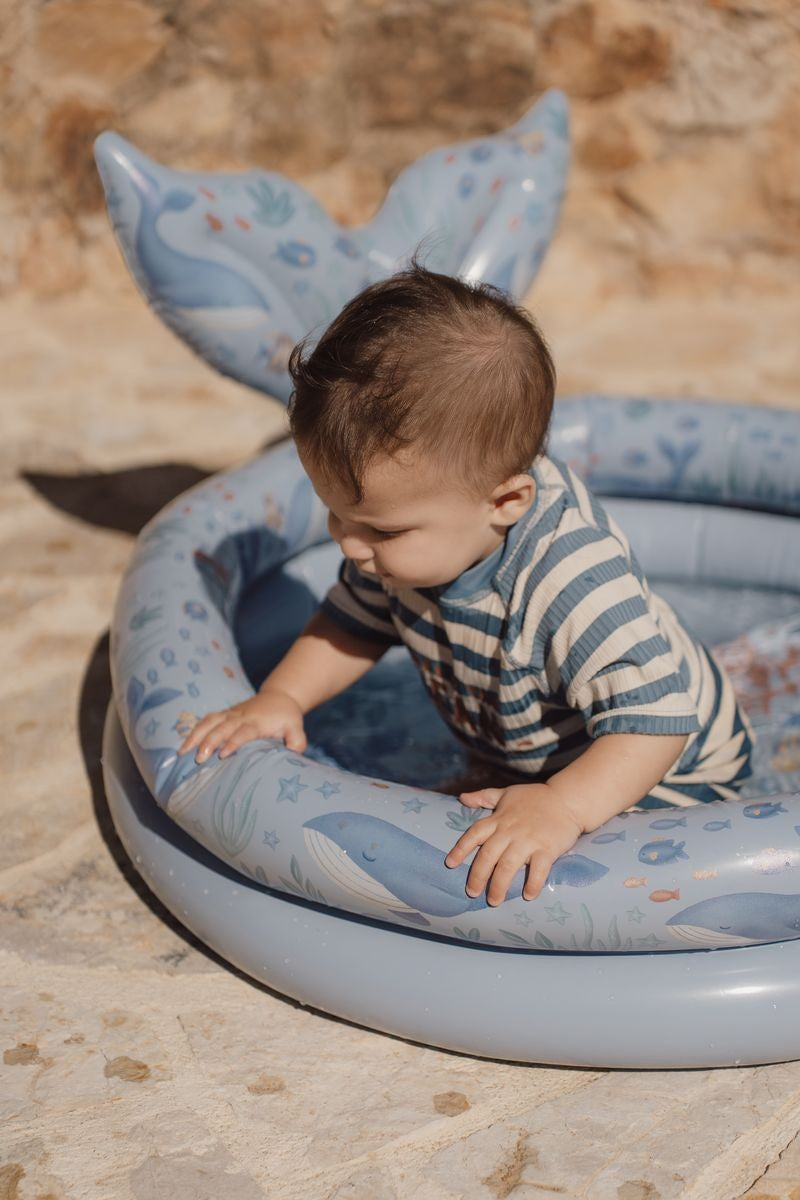 Piscina infantil con cola 80cm Océano Little Dutch