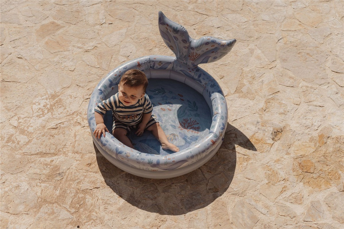 Piscina infantil con cola 80cm Océano Little Dutch