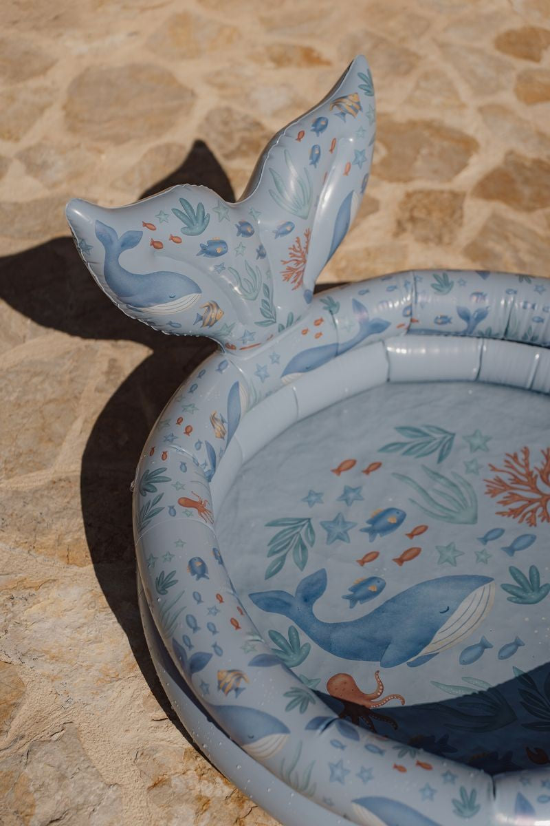 Piscina infantil con cola 80cm Océano Little Dutch