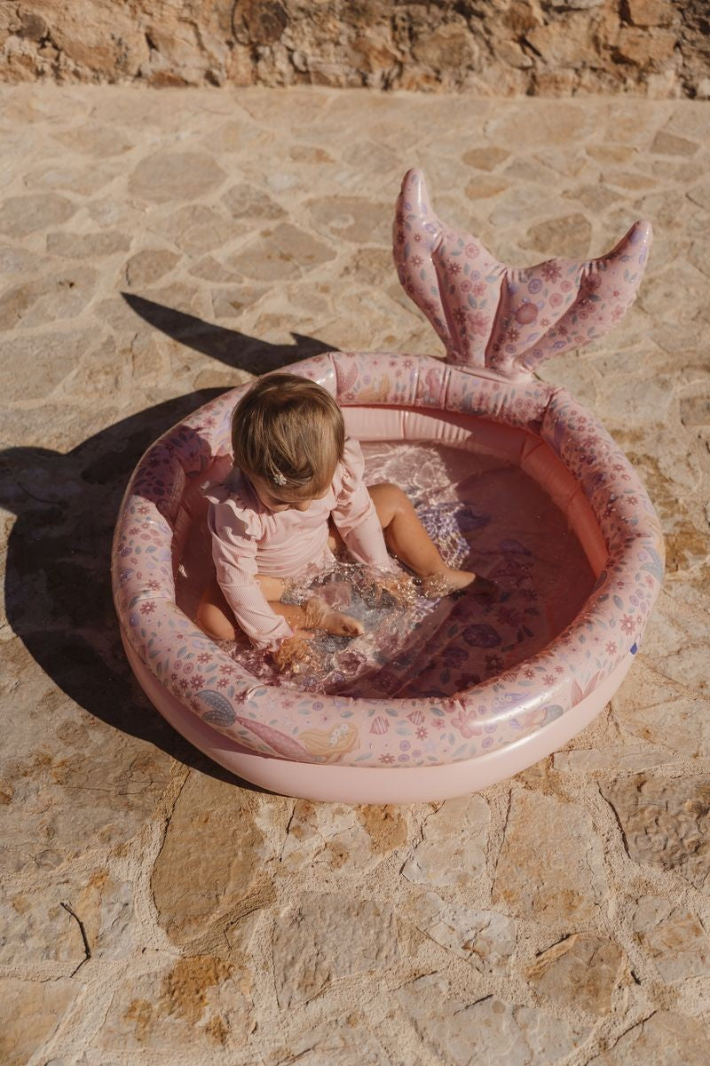 Piscina infantil con cola 80cm Sirenas Little Dutch
