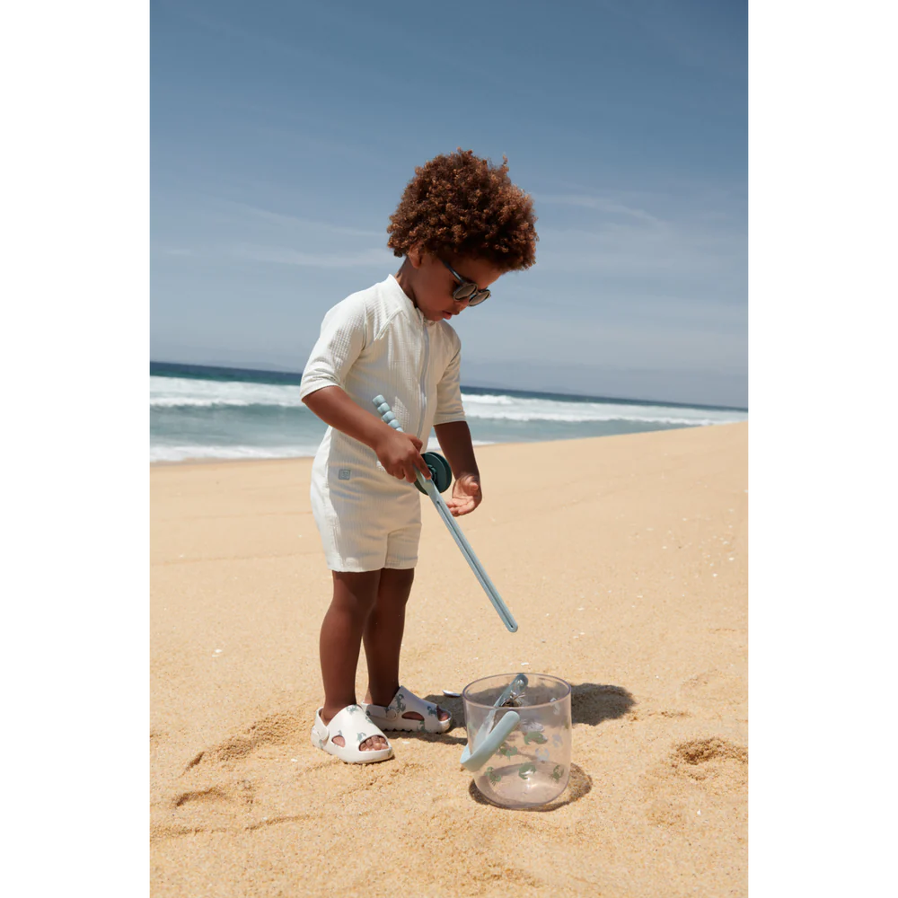 Set de 2 cañas de pescar y cubo Cora Cangrejo Liewood