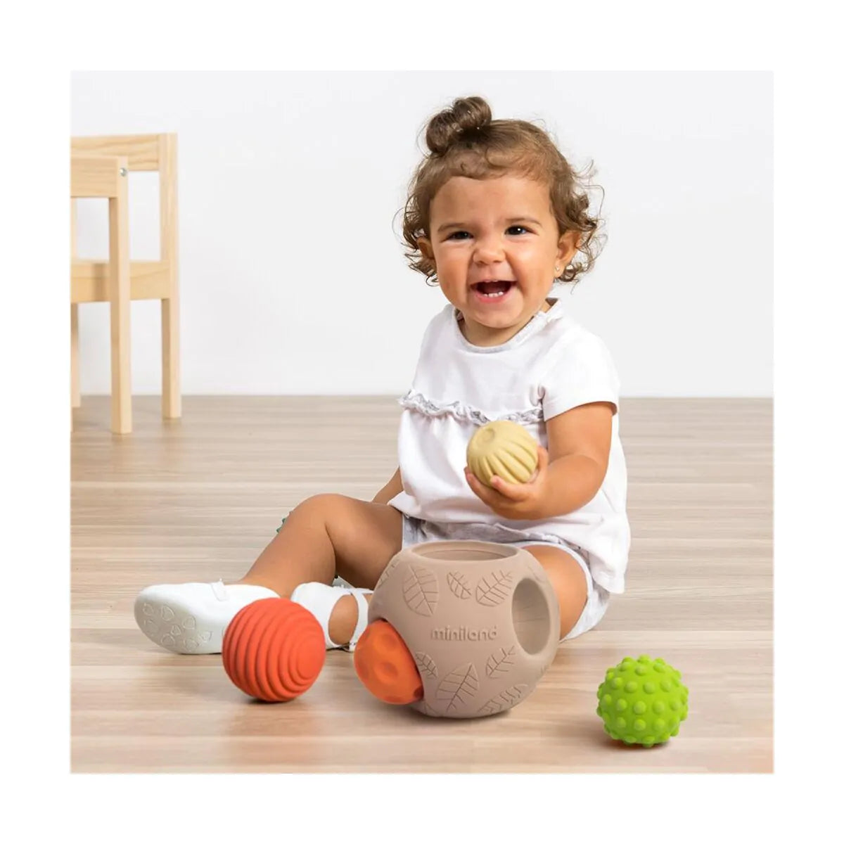 Set de 5 pelotas sensoriales eco Big Sensory Ball Miniland