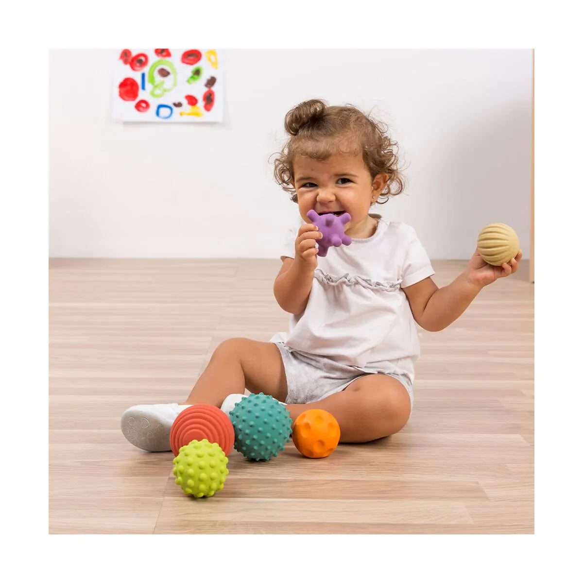 Set de 6 pelotas sensoriales Sensory ball Miniland
