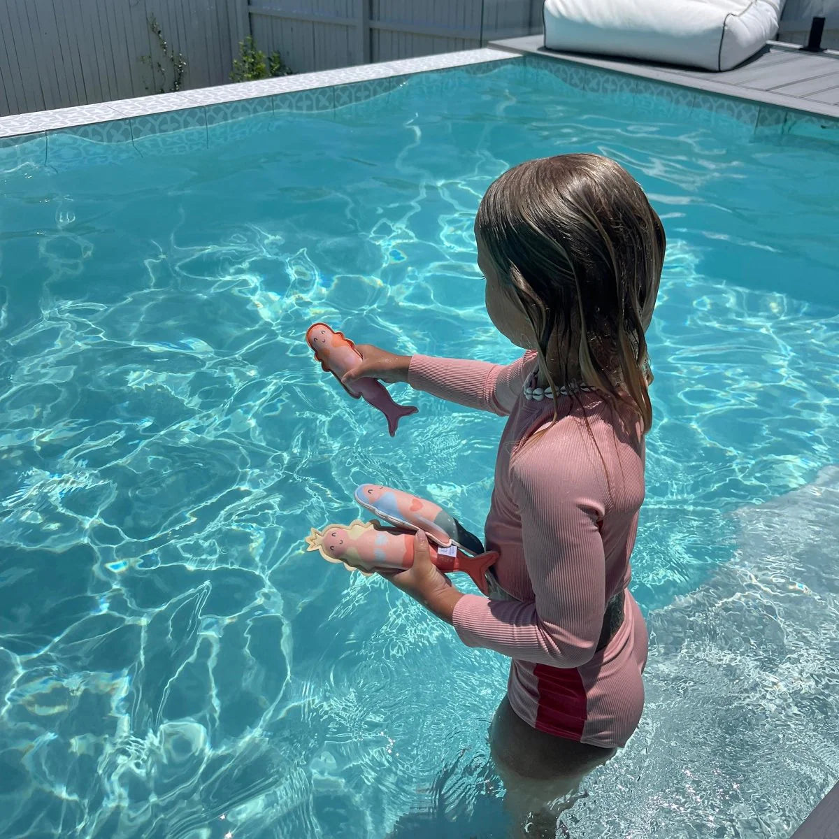 Set de buceo infantil Sirenas Melody the Mermaid Sunnylife