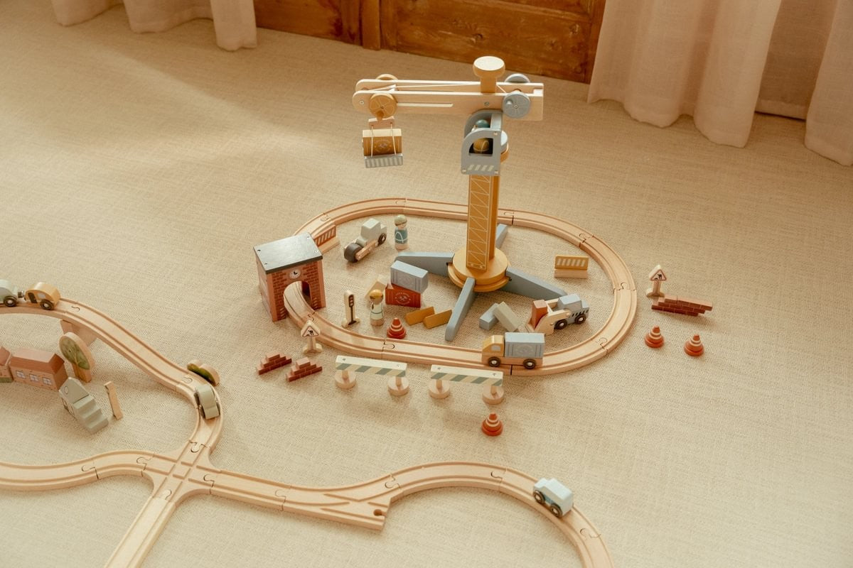 Set de construcción con Grua FSC Little Dutch