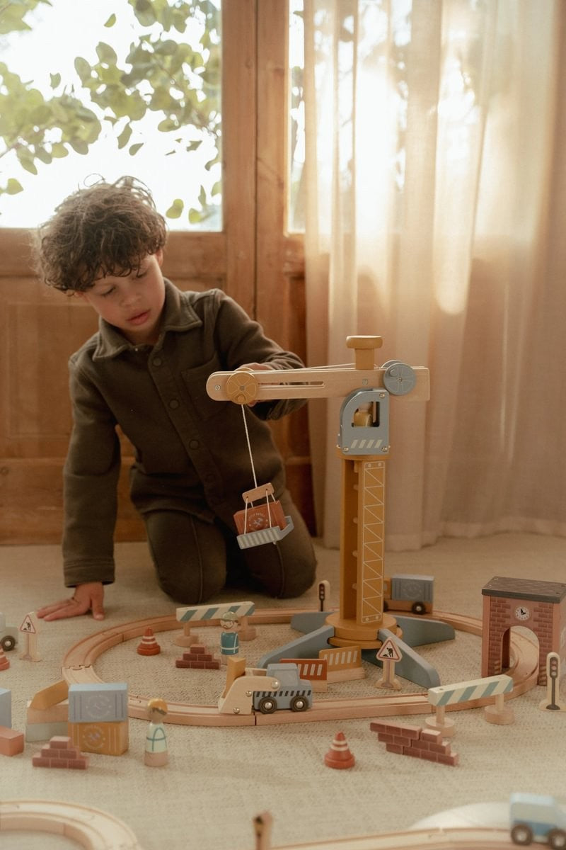 Set de construcción con Grua FSC Little Dutch
