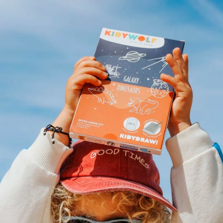 Set de plantillas Galaxia y Dinosaurios Kidydraw - Kidywolf