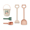 Set de playa Harper Peach de Liewood