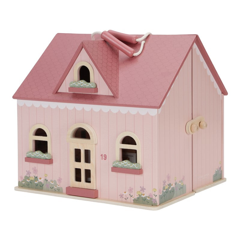 Casa de muñecas portable madera FSC Little Dutch