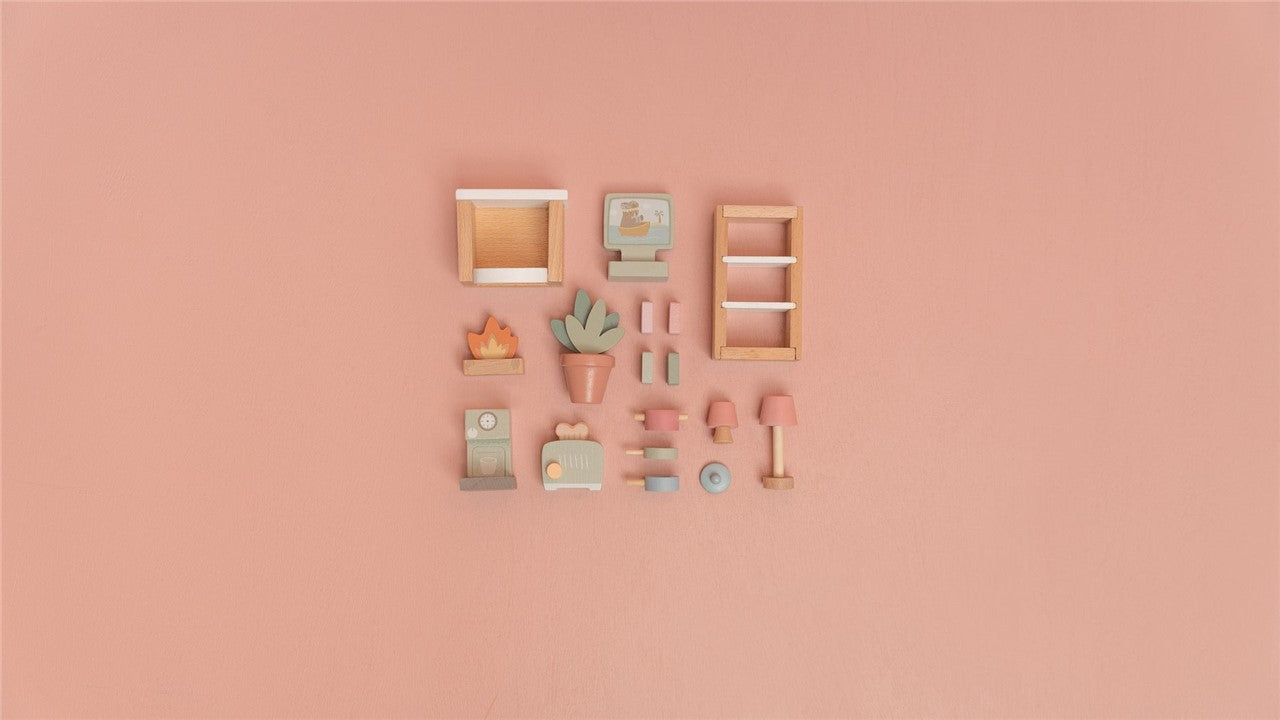 Set de muebles para casa muñecas de Little Dutch