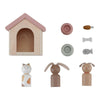 Set de mascotas para casa de muñecas de Little Dutch