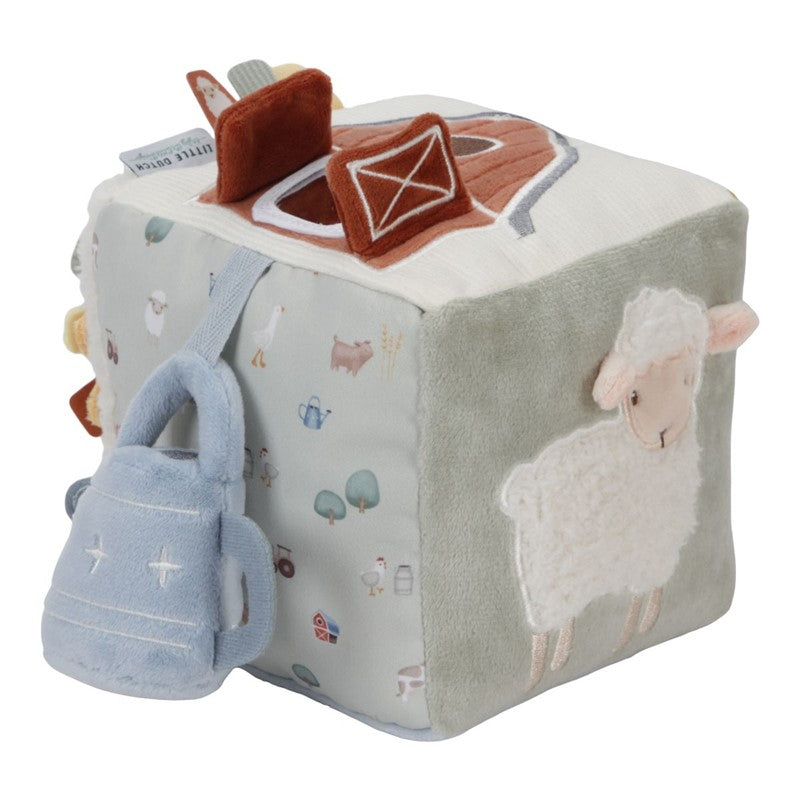 Cubo blandito de actividades Granja Little Dutch