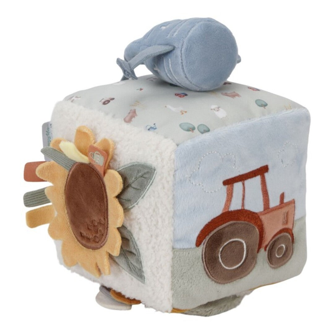 Cubo blandito de actividades Granja Little Dutch